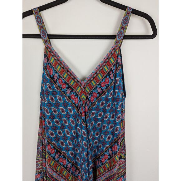 New directions Maxi Sundress XL Bust to 44"Maxi length to 58" Vacation Non Crush - Picture 8 of 9